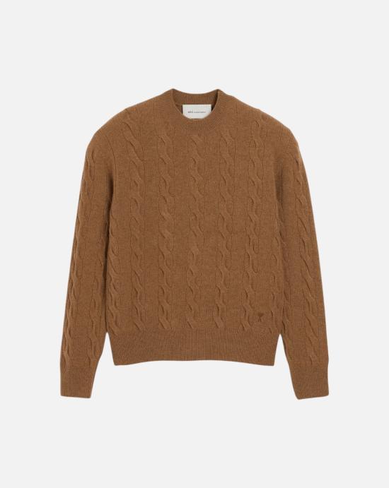  아미 스웨터 UKS880 KN0189 280 CAMEL