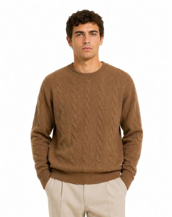  아미 스웨터 UKS880 KN0189 280 CAMEL - AMI