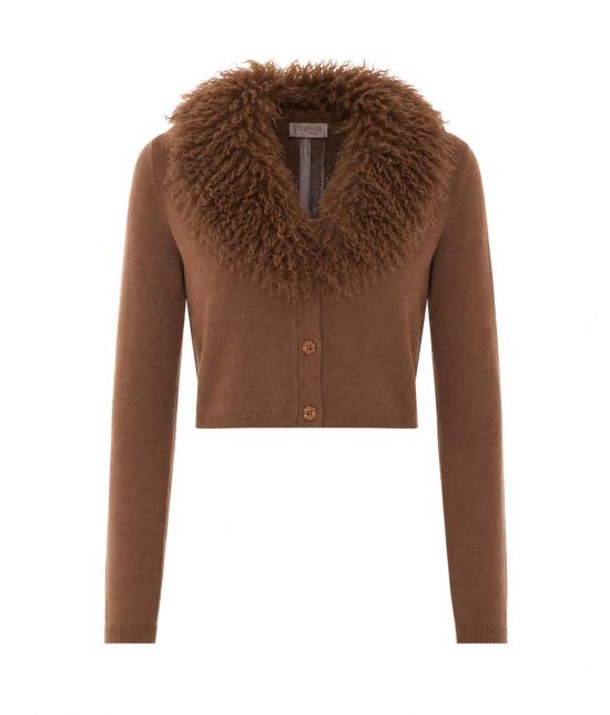 26FW 트윈셋 가디건 262TT3260 13127 BROWN