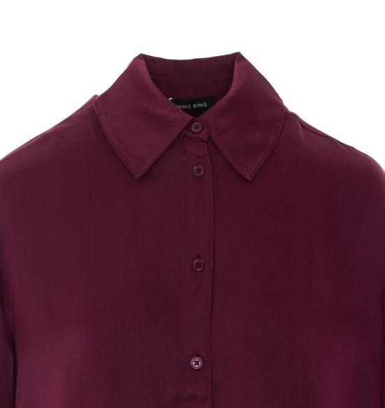 26FW 애니빙 셔츠 A0712772 BGN28BURGUNDY RED - ANINE BING