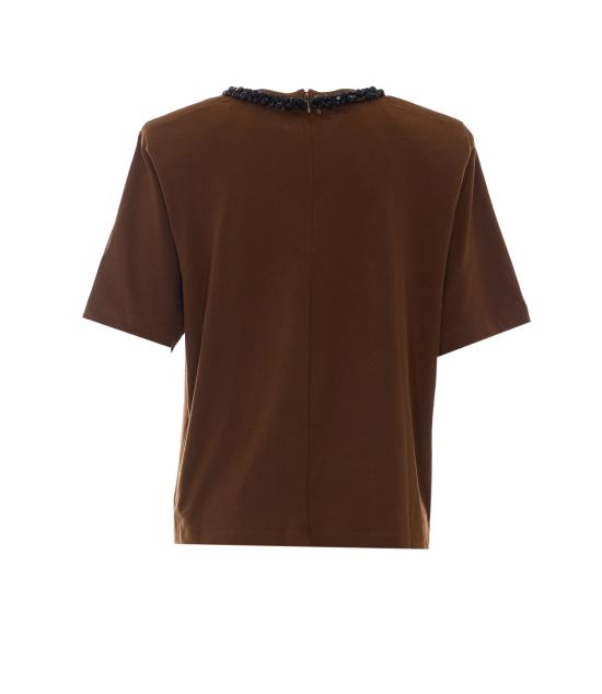 26FW 에센셜앤트워프 반팔 티셔츠 KARDINAL BA08 BROWN - ESSENTIEL ANTWERP