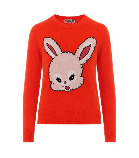 26FW 에센셜앤트워프 스웨터 KAPITAL K1FS ORANGE