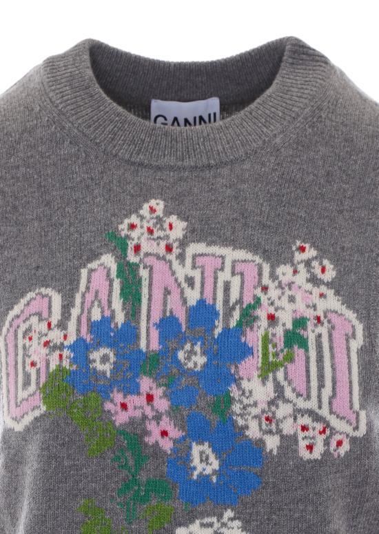 26FW 가니 스웨터 A1180017 920 GREY - GANNI