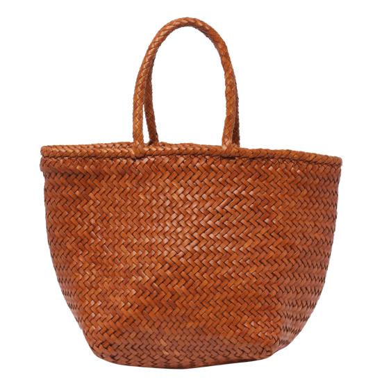 26FW 드래곤디퓨전 그레이스 바스켓 스몰 백 8813 TAN BLACK EDGE BROWN - DRAGON DIFFUSION