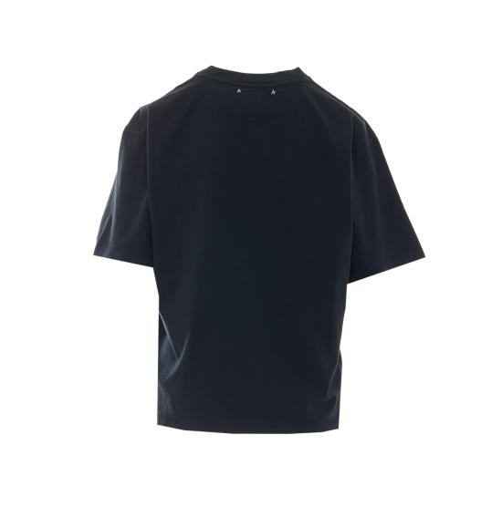 26FW 골든구스 반팔 티셔츠 GWP01874 P00189790456 BLACK - GOLDEN GOOSE