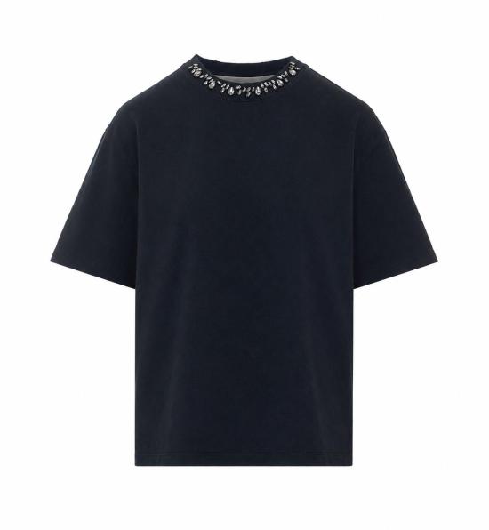 26FW 골든구스 반팔 티셔츠 GWP01874 P00189790456 BLACK