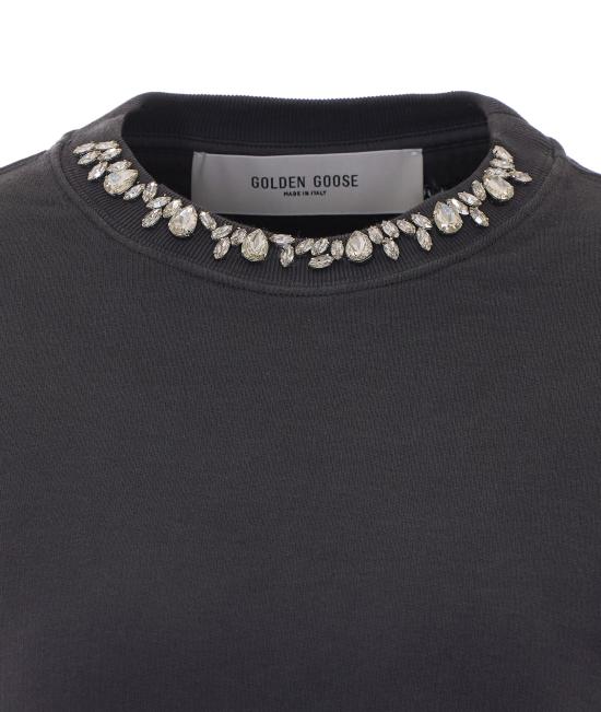26FW 골든구스 크리스탈 스웨트셔츠 GWP01223 P00067260318 GREY - GOLDEN GOOSE