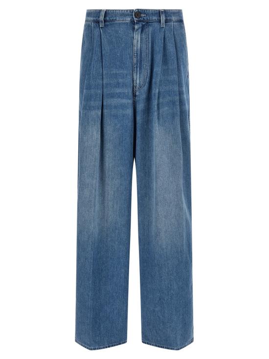 26FW 마르니 데님 팬츠 더블 플리츠 블루 진