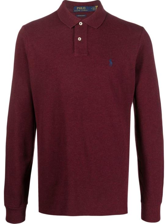 26FW 폴로 랄프로렌 클래식 핏 코튼 폴로 셔츠 710680790 095 BORDEAUX