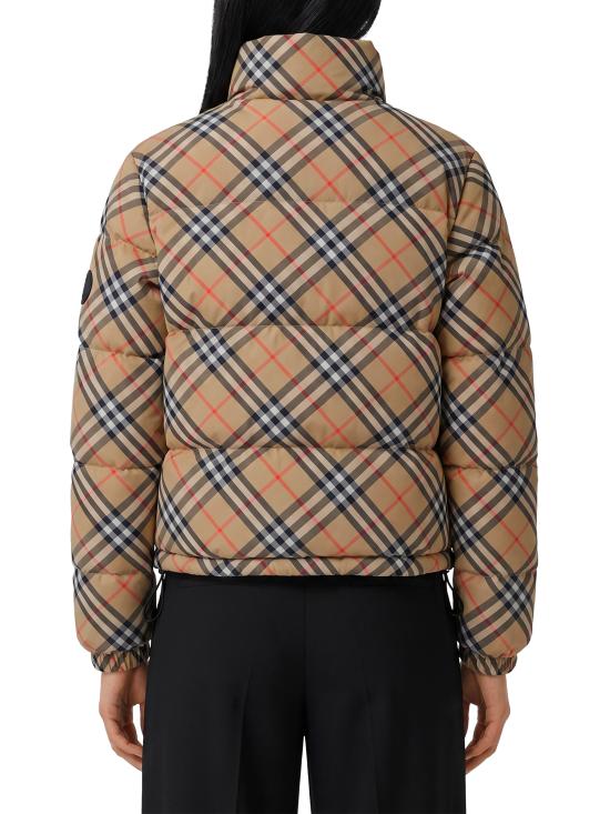 26FW 버버리 체크 다운 패딩 8110249 BEIGE - BURBERRY