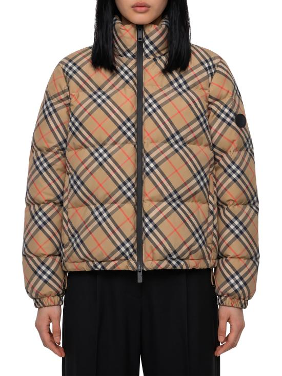 26FW 버버리 체크 다운 패딩 8110249 BEIGE