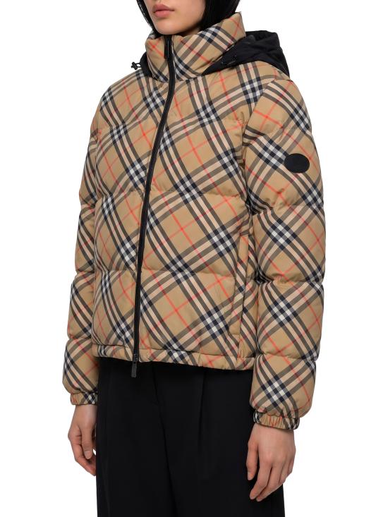 26FW 버버리 체크 다운 패딩 8110249 BEIGE - BURBERRY