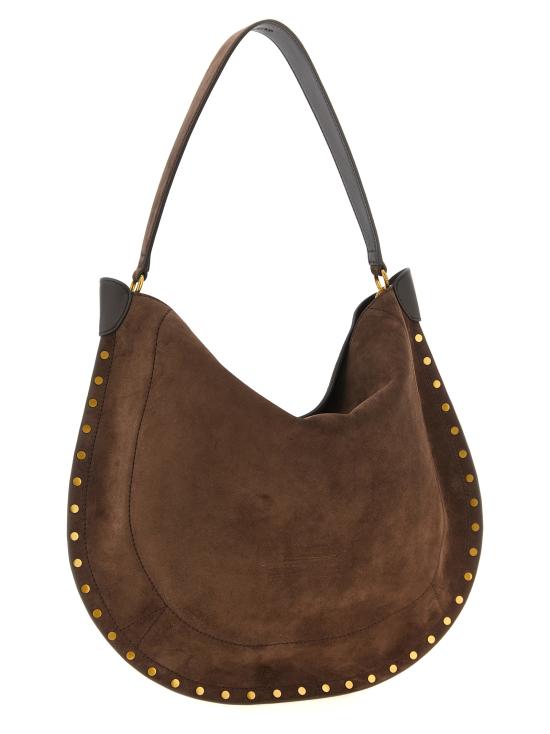 26FW 이자벨마랑 OSKAN 오스칸 문 숄더백 PP0200FAB2C03M50CF Brown - ISABEL MARANT