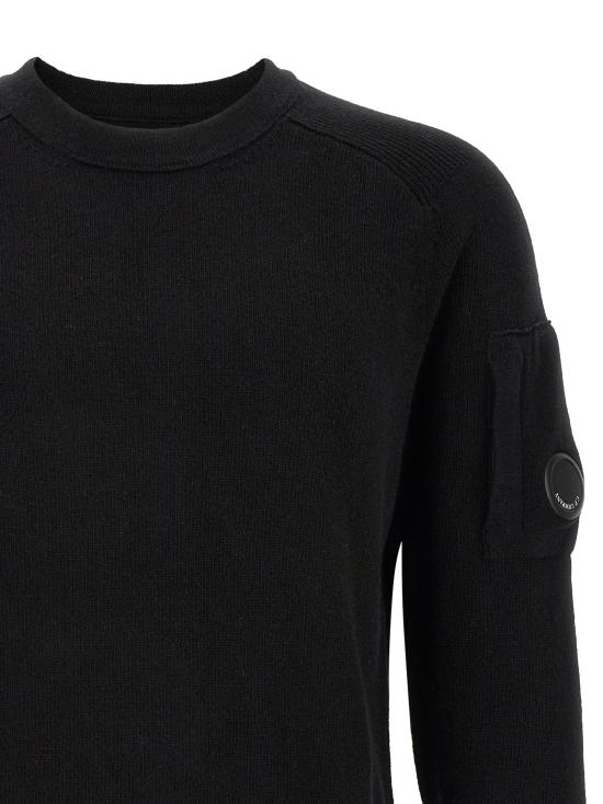 26FW 씨피 컴퍼니 가디건 21CMKN085A110149A999 Black - C.P. COMPANY
