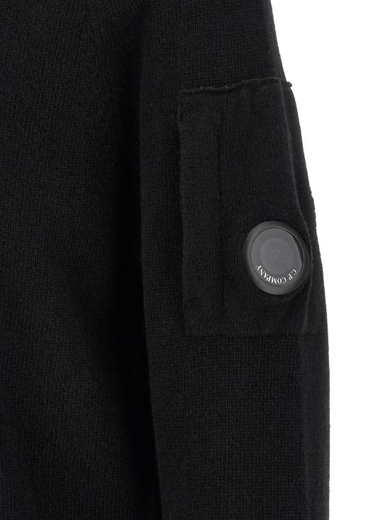 26FW 씨피 컴퍼니 가디건 21CMKN085A110149A999 Black - C.P. COMPANY