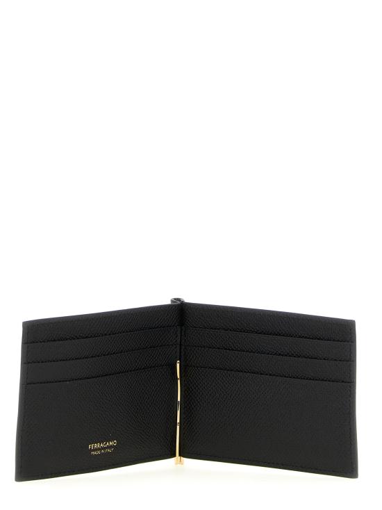 26FW 살바토레 페라가모 간치니 머니클립 반지갑 776473NERO Black - SALVATORE FERRAGAMO