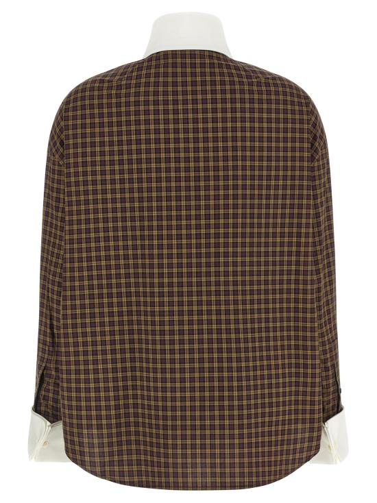26FW 마르니 블라우스 CAMA0706QSUTC689CHM61 Brown - MARNI