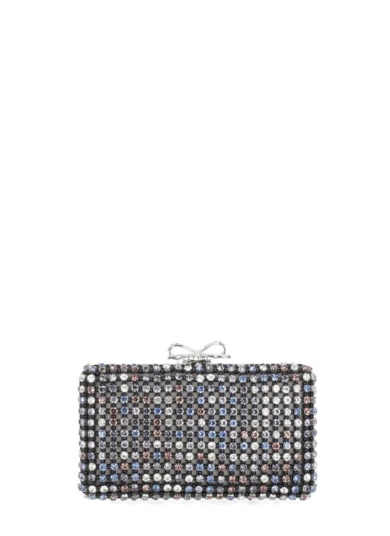 26SS 셀프 포트레이트 클러치/파우치 RS26305BMUCRYSTAL CHAINMAILMULTI COLOURE Black - SELF PORTRAIT