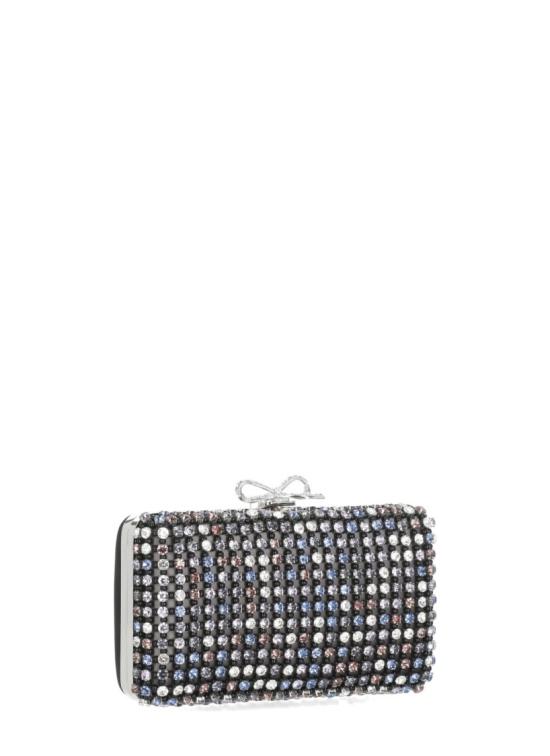 26SS 셀프 포트레이트 클러치/파우치 RS26305BMUCRYSTAL CHAINMAILMULTI COLOURE Black - SELF PORTRAIT