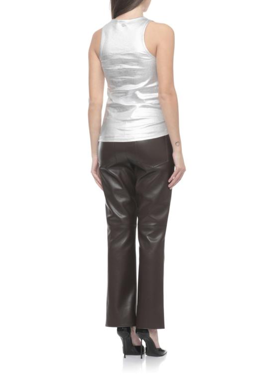 26SS 파코라반 탑 26PJTE031CO0530P040 Silver - PACO RABANNE