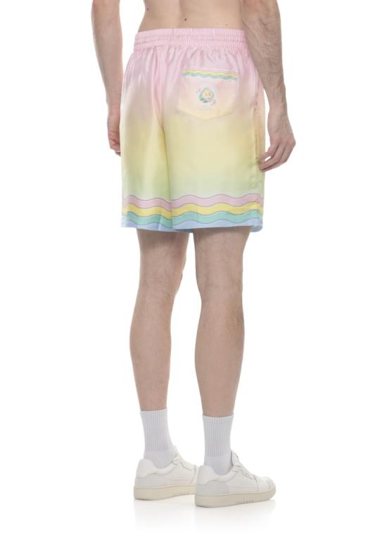 26SS 카사블랑카 숏팬츠 MSP26TR39902SILK TWILL Multicolor - CASABLANCA