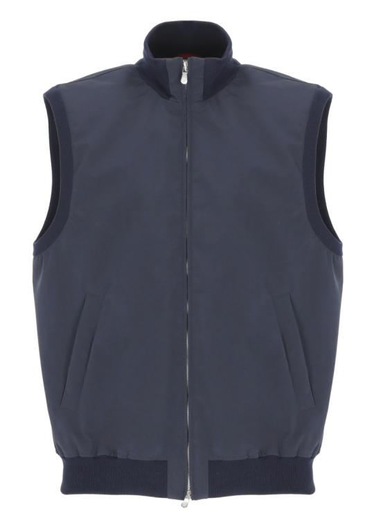 26SS 브루넬로 쿠치넬리 가공 나일론 웨이스트코트 MM4796584CIR70 Blue
