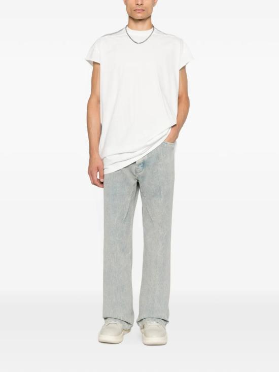 26FW 릭 오웬스 반팔 티셔츠 RR02F4255JA 11 BIANCO - RICK OWENS