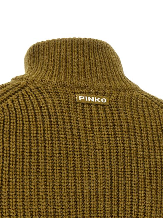 26FW 핑코 니트웨어 피스필리오 스웨터와 카디건 (녹색) - PINKO