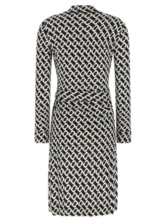 26FW 다이앤 본 퍼스텐버그 롱 원피스 D885BCLMEDSLJYCLMED White Black - DIANE VON FURSTENBERG