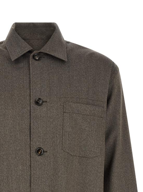 26FW 브리오니 긴팔 셔츠 SCHT0LOEA712800 Brown - BRIONI