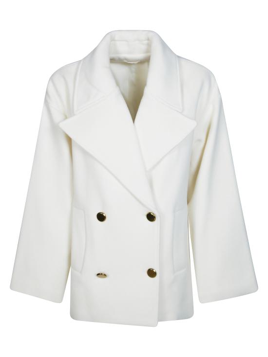 26FW 파로쉬 코트 D431855GLEAK26 002 BIANCO