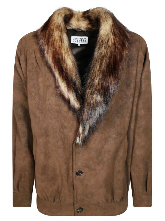 26FW MM6 메종마르지엘라 무스탕 S62AN0183M36087 139 MARRONE