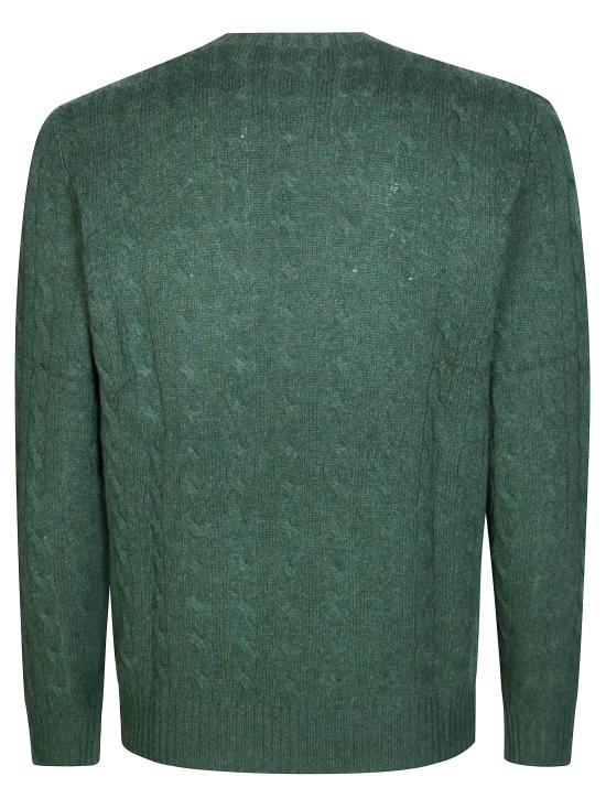 26FW 폴로 랄프로렌 케이블 니트 스웨터 710876762507 LODGEPOLEPINEHEATHER VERDE - POLO RALPH LAUREN