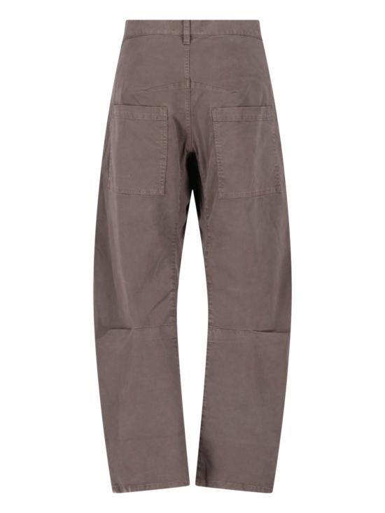 26FW 닐리로탄 스트레이트 팬츠 10193 W12 VINTAGE WASHED DARK WALNUT BROWN - NILI LOTAN
