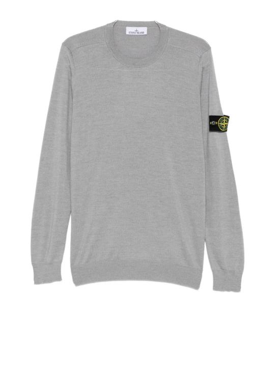 26FW 스톤 아일랜드 라이트 RWS 퓨어 울 크루넥 스웨터 L2S15 5100071 S00C4 V0M49 ASH GREY MELANGE DOM
