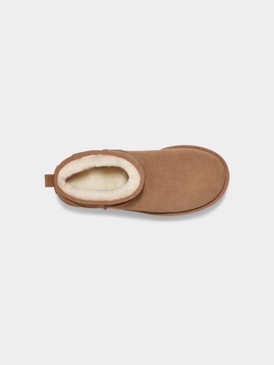 26FW 어그 부츠 Stivaletti con Plateau 울트라 미니 플랫폼 Castagna - UGG