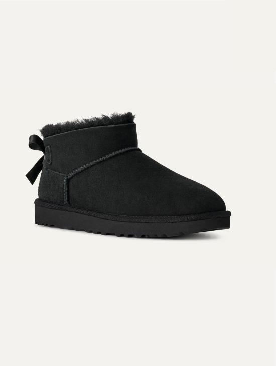26FW 어그 슈즈 Stivali Ultra Mini 및 Fiocco 베일리 보우 Nero - UGG