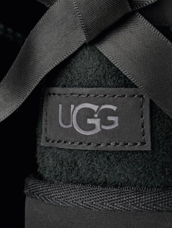 26FW 어그 슈즈 Stivali Ultra Mini 및 Fiocco 베일리 보우 Nero - UGG