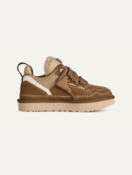 26FW 어그 스니커즈 Camoscio Lowmel da Donna Bronzo - UGG