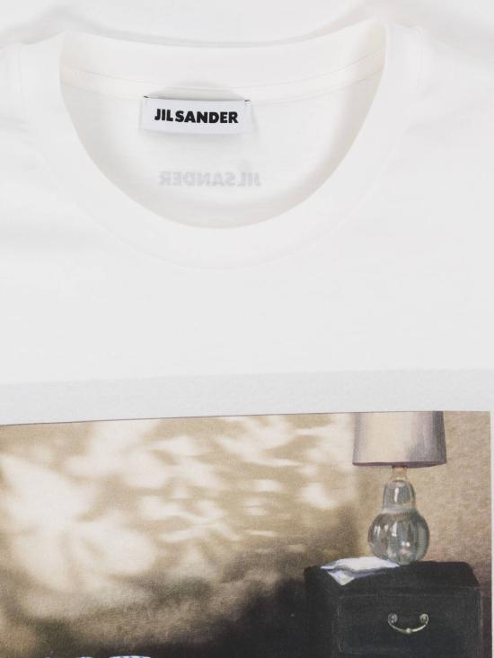 26FW 질샌더 긴팔 티셔츠 J21GC0214 J20409 991 White - JIL SANDER