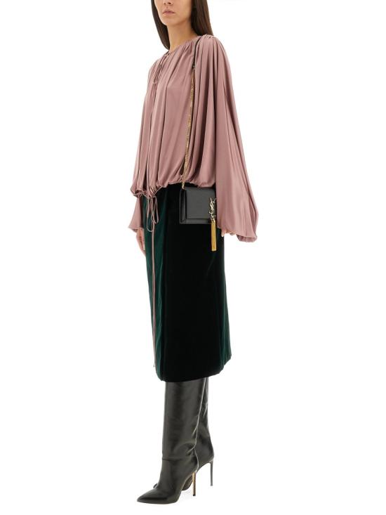  생로랑 블라우스 820917 Y7F985284 PINK - SAINT LAURENT