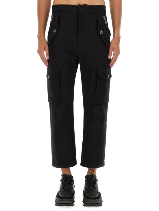  발망 카고 팬츠 BH1PQ006 CE250PA BLACK - BALMAIN
