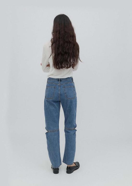  스틸히어 데님 팬츠 스틸 히어 카우걸 진 클래식 블루 - STILL HERE