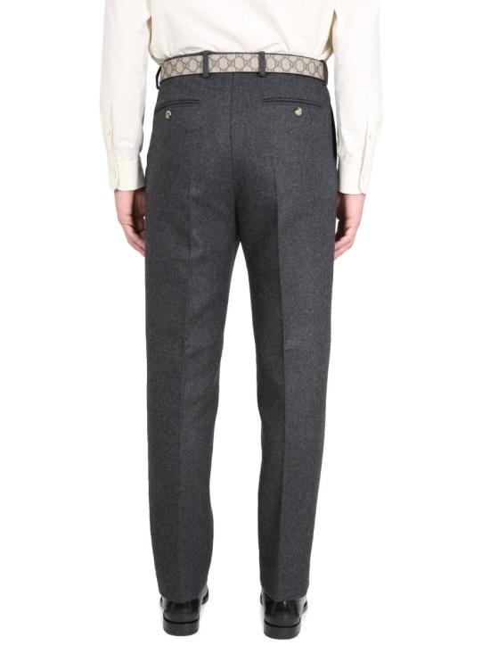  구찌 울 캐시미어 트라우저 727665 ZAK721165 GRAY - GUCCI