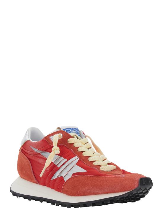 26FW 골든구스 나일론 어퍼 실버 스타 마라톤 스니커즈 GWF00683F00549240399 Red - GOLDEN GOOSE