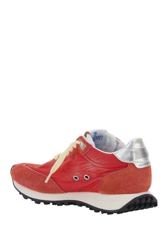 26FW 골든구스 나일론 어퍼 실버 스타 마라톤 스니커즈 GWF00683F00549240399 Red - GOLDEN GOOSE