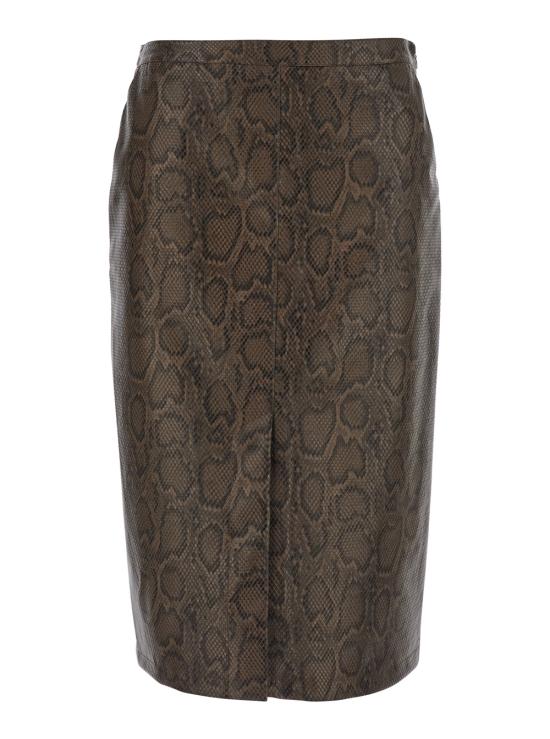 26FW 트윈셋 미디 스커트 262TT228114058 Brown