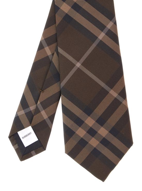 26FW 버버리 넥타이 8132151A4646 Brown - BURBERRY