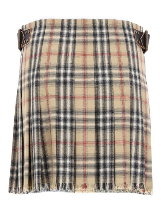 26SS 버버리 체크 울 미니 킬트 8118152 B9368 MULTICOLOR - BURBERRY