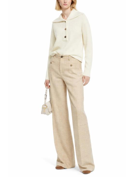 26SS 구찌 체크 코튼 트위드 팬츠 856087 ZAUB69777 BEIGE - GUCCI